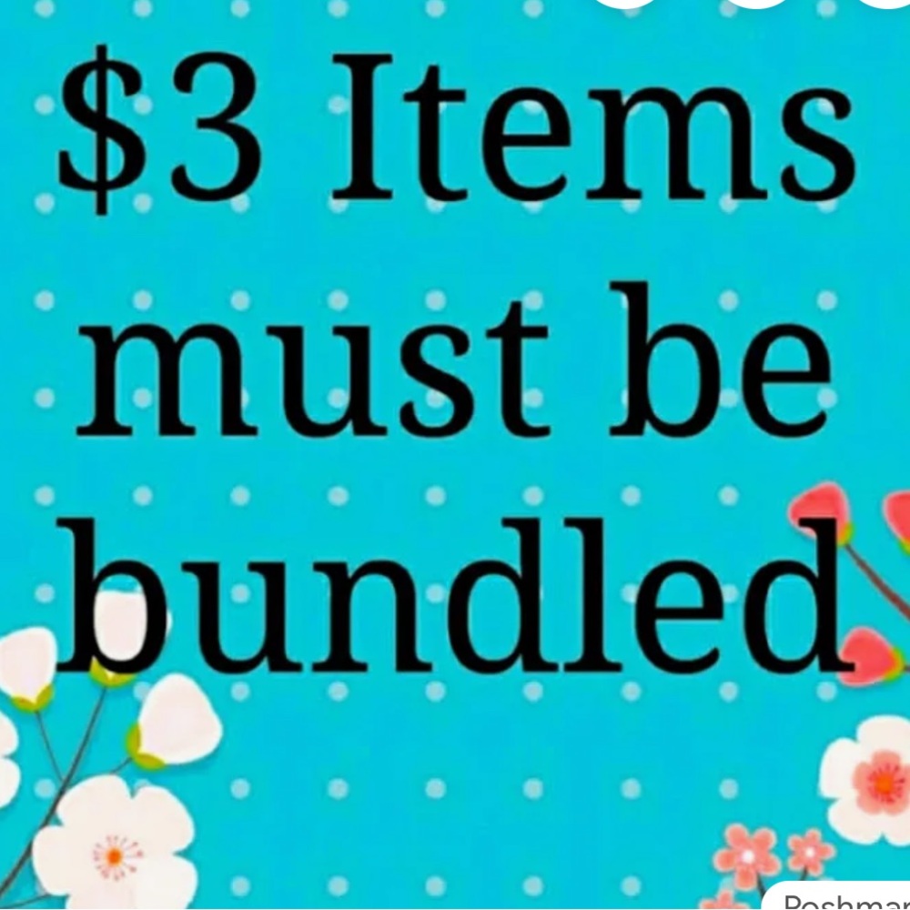 $3 must be bundled